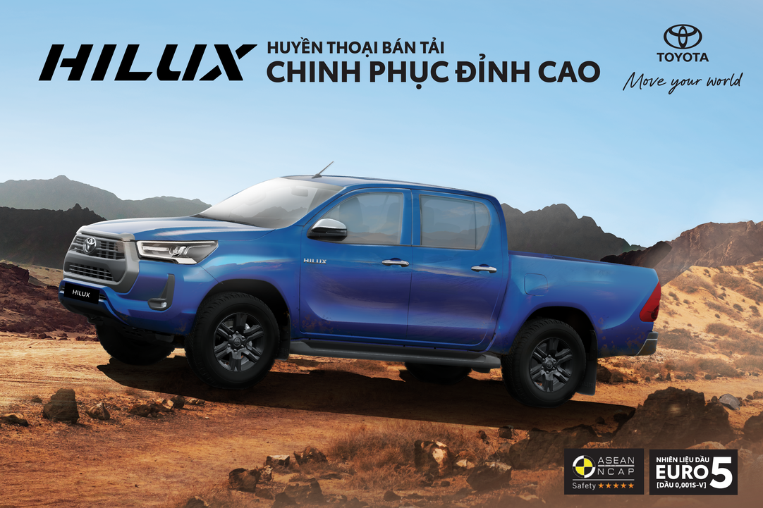 Hilux – “Huyền thoại bán tải, chinh phục đỉnh cao” của Toyota Việt Nam chính thức trở lại từ tháng 3/2023