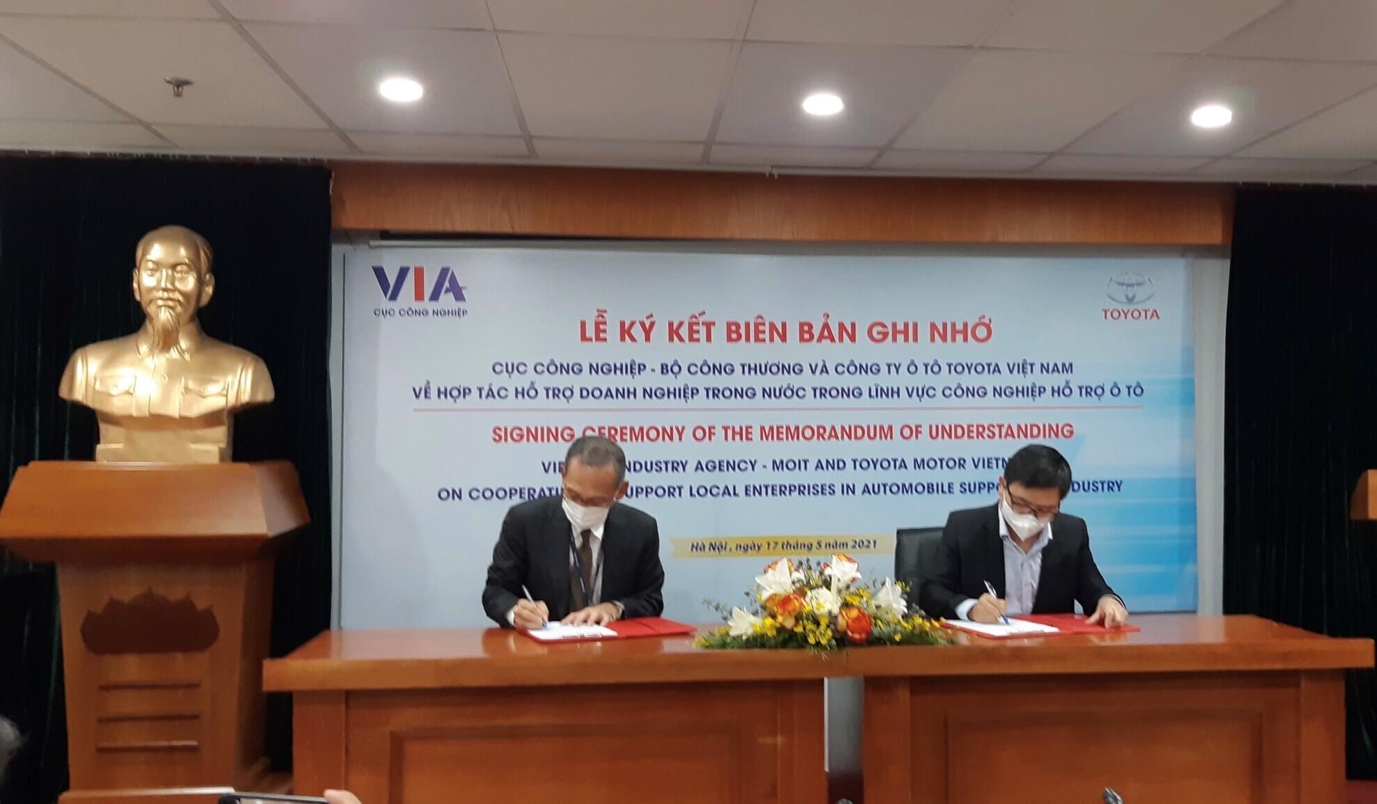 Toyota Việt Nam tham gia Dự án Hợp tác hỗ trợ doanh nghiệp trong nước trong lĩnh vực công nghiệp hỗ trợ