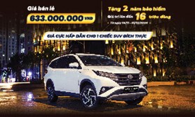CƠ HỘI CỰC HẤP DẪN ĐỂ SỞ HỮU NGAY MẪU XE TOYOTA RUSH