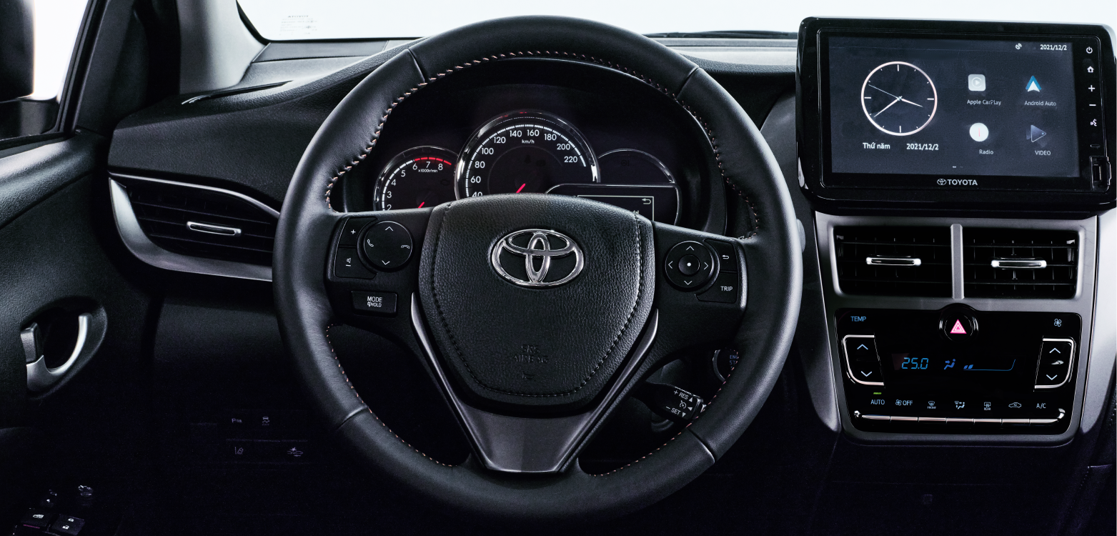 VIOS 1.5E CVT - (3 TÚI KHÍ)